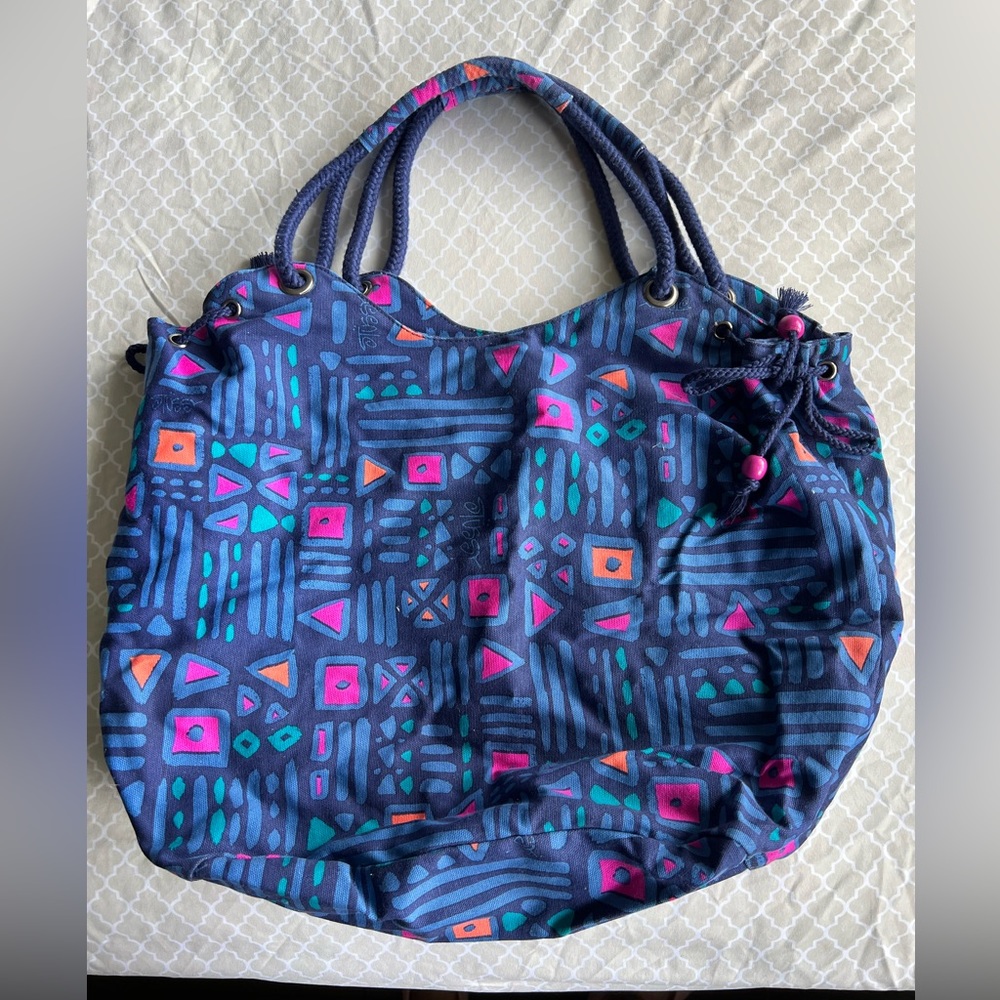 Stussy tribal tote bag.  Ladies Unite World Tour   Design.  Like New!